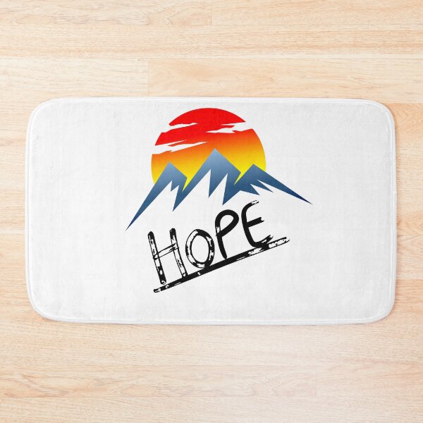 Item preview, Mountain Sun Hope Inspirational Quote Art designed and sold by Happyfreedom.