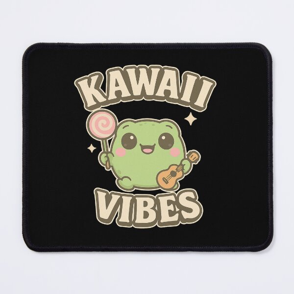 Item preview, Kawaii Vibes Cute Frog Chibi Sticker | Pastel Aesthetic Anime Style designed and sold by haitrieuic96.