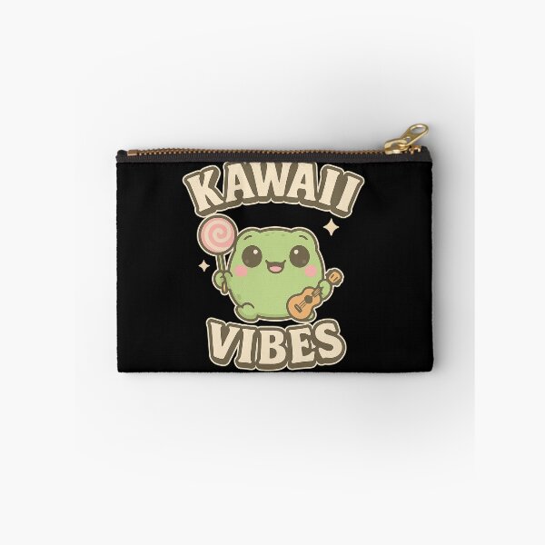 Item preview, Kawaii Vibes Cute Frog Chibi Sticker | Pastel Aesthetic Anime Style designed and sold by haitrieuic96.