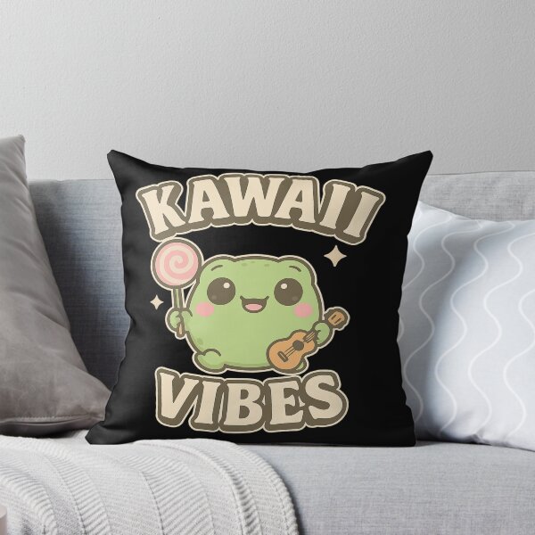 Item preview, Kawaii Vibes Cute Frog Chibi Sticker | Pastel Aesthetic Anime Style designed and sold by haitrieuic96.