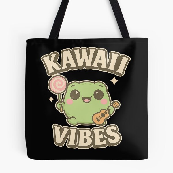 Item preview, Kawaii Vibes Cute Frog Chibi Sticker | Pastel Aesthetic Anime Style designed and sold by haitrieuic96.