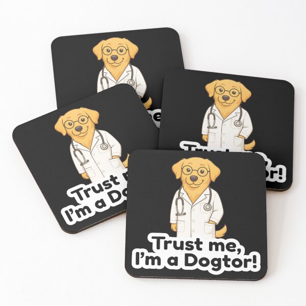 Item preview, Trust Me, I’m a Dogtor | Funny Dog Doctor Pun Design designed and sold by DailyVibesMerch.