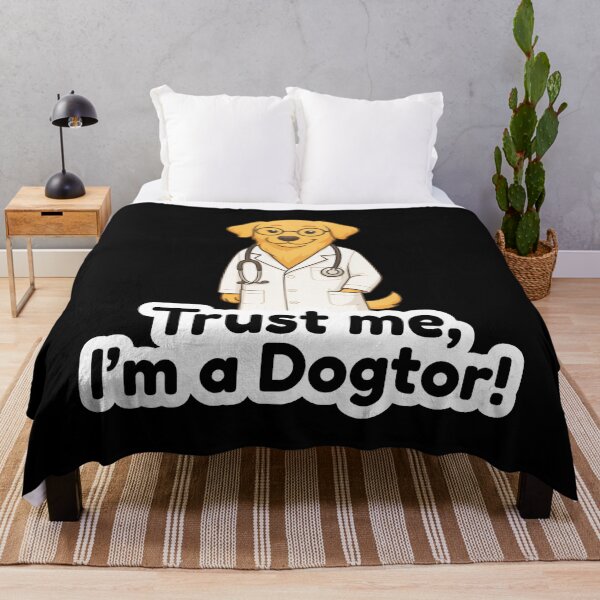 Item preview, Trust Me, I’m a Dogtor | Funny Dog Doctor Pun Design designed and sold by DailyVibesMerch.
