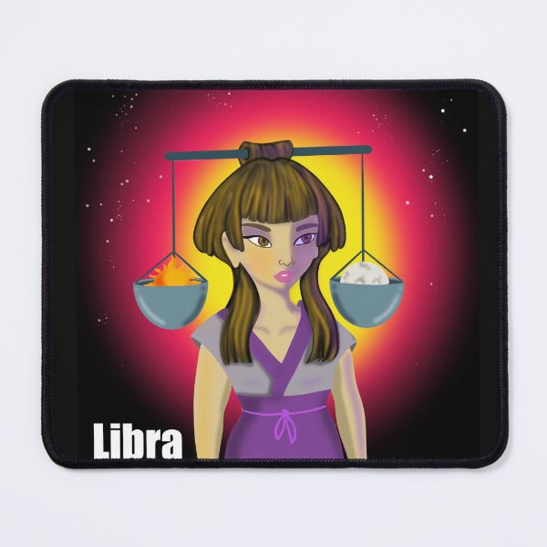 Item preview, Libra Zodiac Goddess – Cosmic Balance Astrology Art designed and sold by summerspirit.