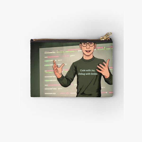 Artikelvorschau, Glücklicher Programmierer Charakter Digitale Kunst entworfen und verkauft von Jajagaucho.