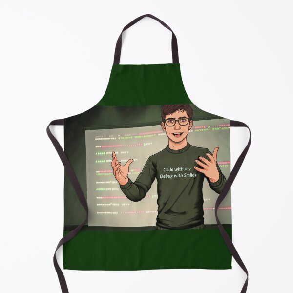 Item preview, Happy Programmer Character Digital Art designed and sold by Jajagaucho.