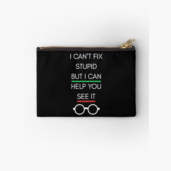 Item preview, I Can’t Fix Stupid But I Can Help You See It | Funny Ophthalmologist Quote with Glasses & Color designed and sold by DailyVibesMerch.