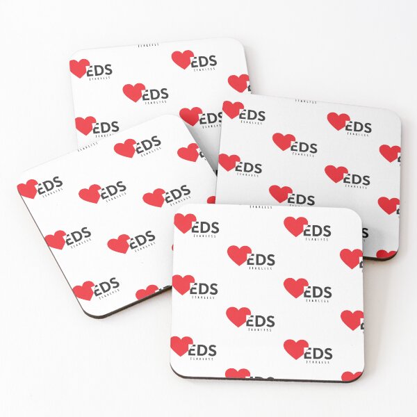 Item preview, EDS Fearless | Ehlers Danlos Syndrome Awareness Heart Design designed and sold by Lunaria Arts.