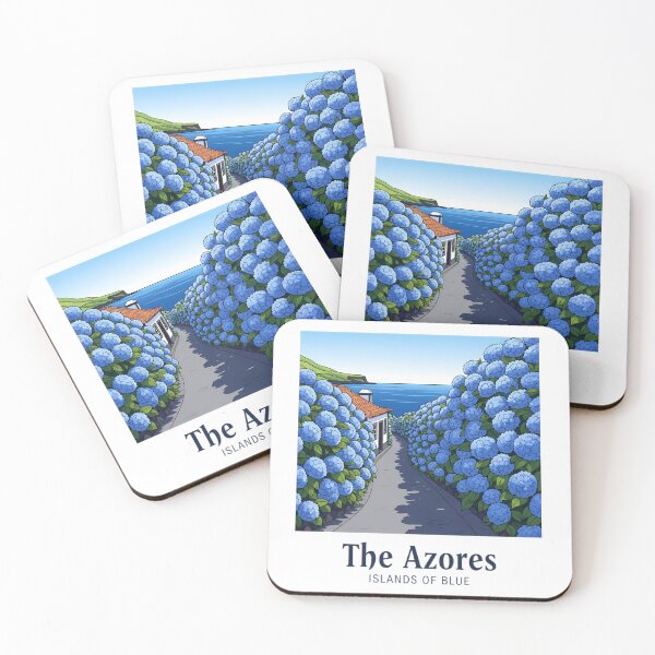 Item preview, "Islands of Blue" - The Hydrangea Paths of the Azores designed and sold by Digital Dreams Arts.