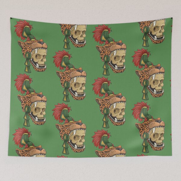 Item preview, Jaguar knight skull designed and sold by BananaPrints.