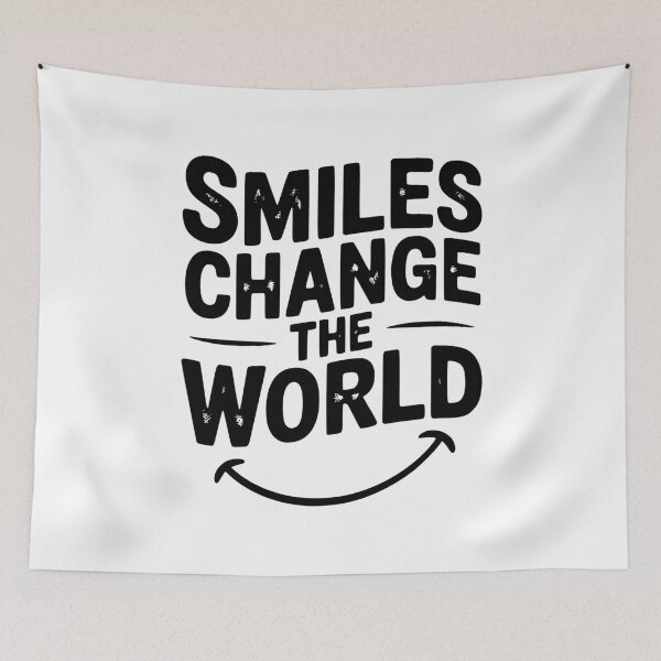 Item preview, Smiles Change The World designed and sold by Frank Ring.