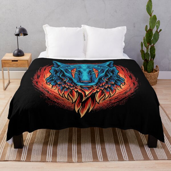 Item preview, Wolf Head With Fire Classic 		 designed and sold by arslgnej35.