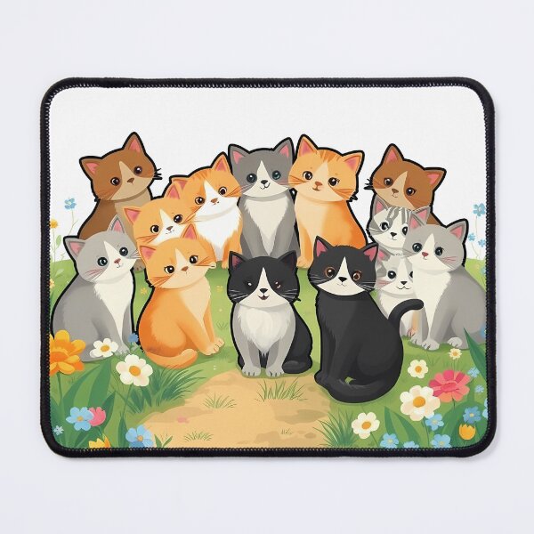 Item preview, Feline Flower Power Collective designed and sold by meesub.