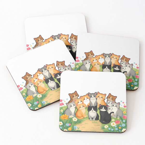 Item preview, Feline Flower Power Collective designed and sold by meesub.