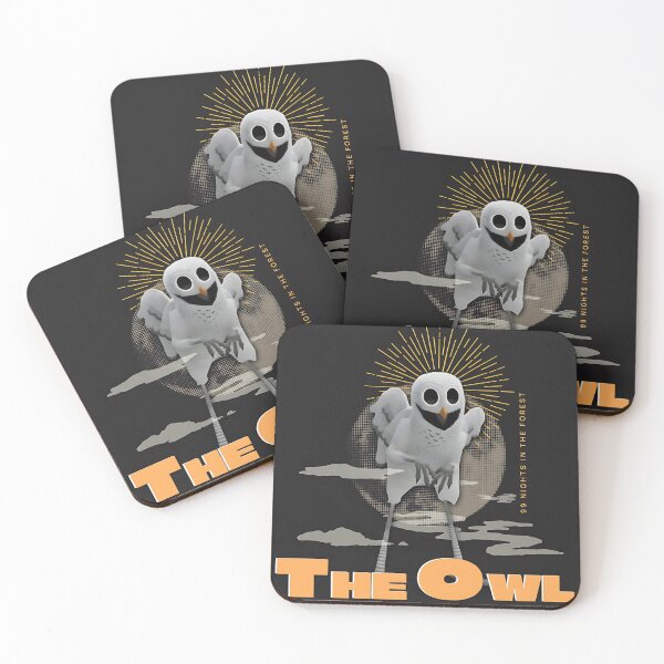 Item preview, 99 nights in the forest the owl print design designed and sold by weapOneDesigns.