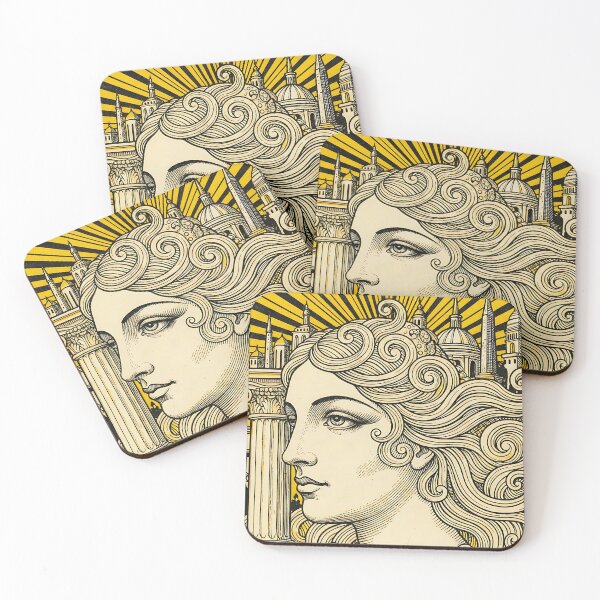 Item preview, PROFILE OF AN ELEGANT ROMAN WOMAN designed and sold by infinitearte.