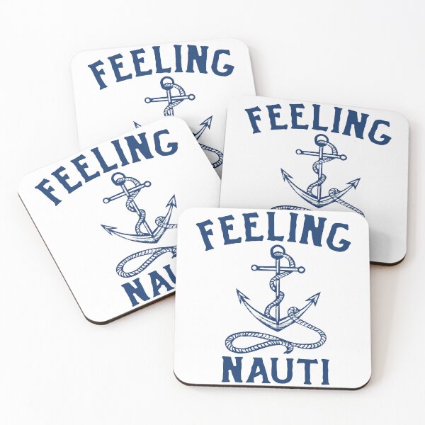 Item preview, Feeling Nauti - Funny Nautical Pun  designed and sold by kolshi-shop.