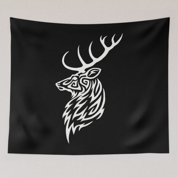 Item preview, Tribal Stag White   	 designed and sold by yhcpwglr98.
