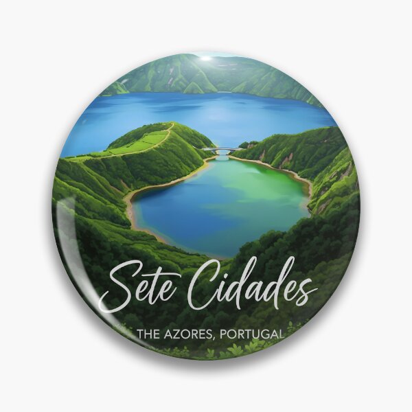 Item preview, Sete Cidades Twin Lakes - São Miguel, Azores, Portugal Landscape designed and sold by Digital Dreams Arts.