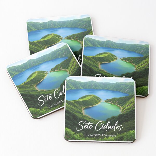 Item preview, Sete Cidades Twin Lakes - São Miguel, Azores, Portugal Landscape designed and sold by Digital Dreams Arts.