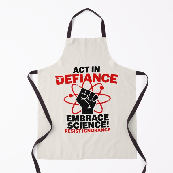 Item preview, Act in Defiance – Embrace Science Protest Poster | Resist Ignorance Wall Art designed and sold by paulo silveira.