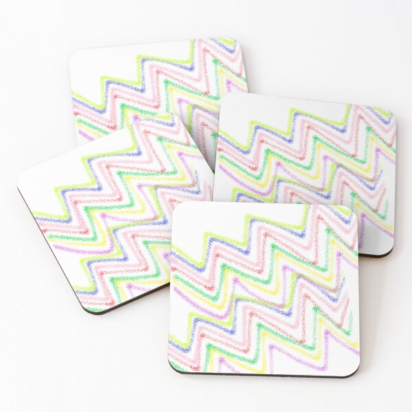 Item preview,  Abstract Zig Zag Colorful Dotted Pattern designed and sold by Happyfreedom.