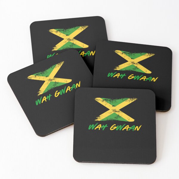 Item preview, Wah Gwaan Jamaican Expression Island Jamaican flag designed and sold by snowry.