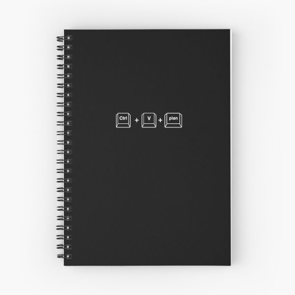 Item preview, Ctrl + V Plan (Black Edition) – Paste, execute, win ✅ designed and sold by QuotesPrints.