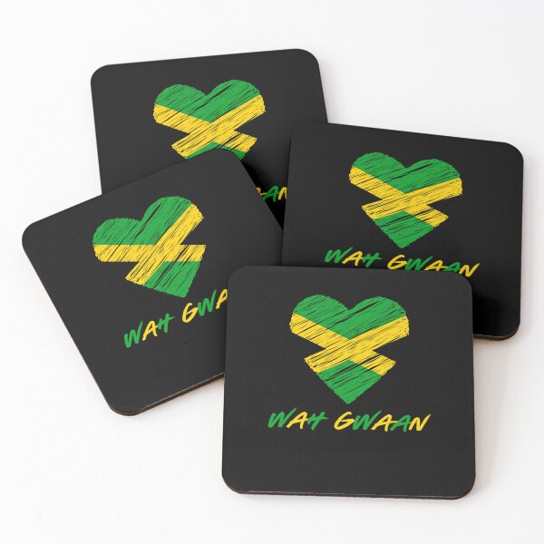 Item preview, Wah Gwaan Jamaican Expression Island Jamaican heart designed and sold by snowry.