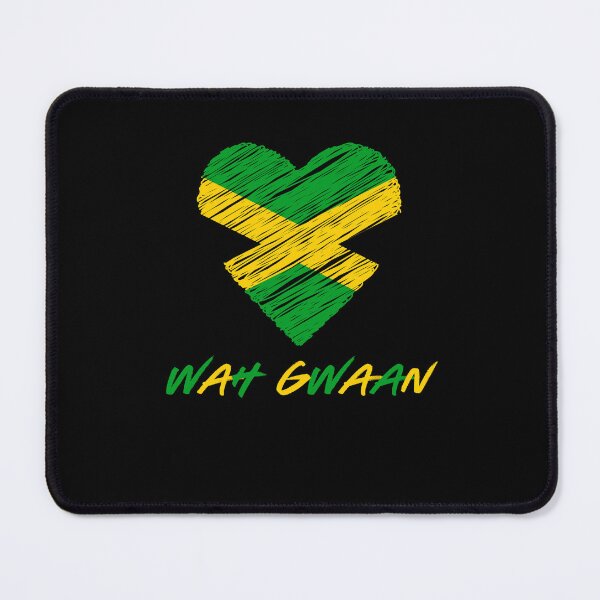 Item preview, Wah Gwaan Jamaican Expression Island Jamaican heart designed and sold by snowry.