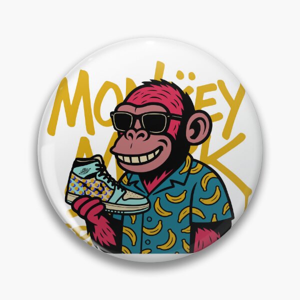 Item preview, MONKEY MARK – Sneaker Ape Mosaic Style designed and sold by DixTartare.