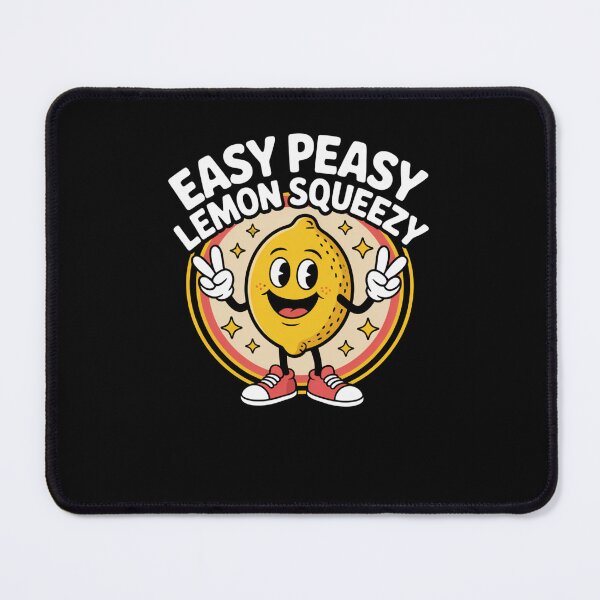 Item preview, Easy Peasy Lemon Squeezy funny Lemon Pun Cute Fruit humor designed and sold by snowry.