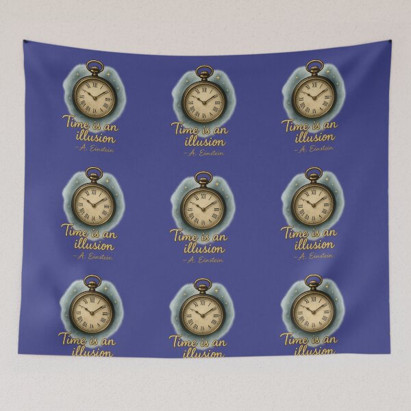 Item preview, Time is an illusion – Mystical Clock Design designed and sold by ClearPulse.
