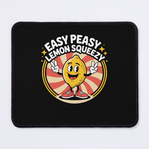 Item preview, Easy Peasy Lemon Squeezy Lemon Pun humor Cute Fruit funny designed and sold by snowry.