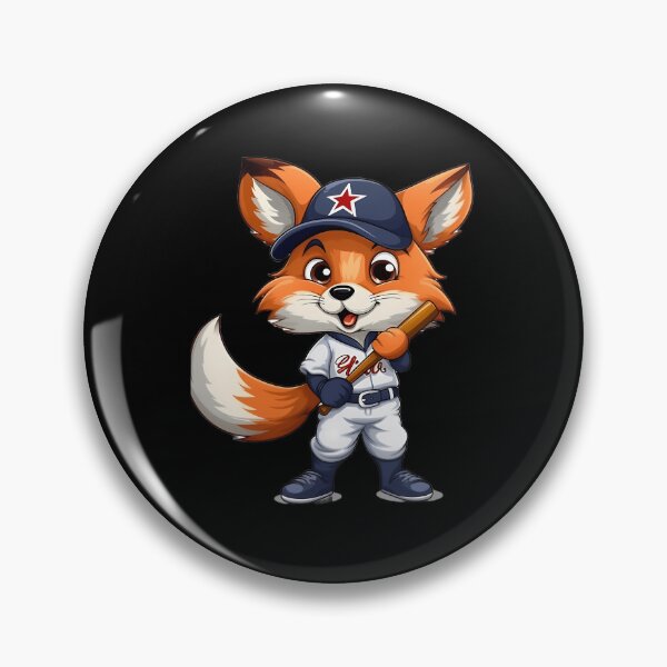 Item preview,  Slugger Fox - Cartoon Baseball Fox Hero designed and sold by LisaOconnorFG.