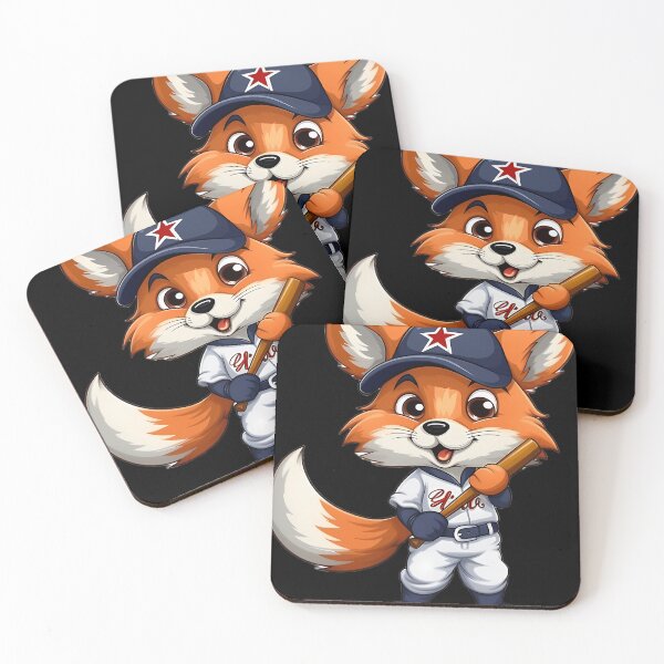 Item preview,  Slugger Fox - Cartoon Baseball Fox Hero designed and sold by LisaOconnorFG.