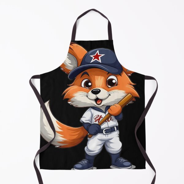 Item preview, Slugger Fox - Cartoon Baseball Fox Hero designed and sold by LisaOconnorFG.