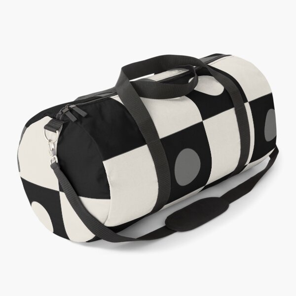 Item preview, Abstract seamless pattern of dark and light squares overlaid with contrasting and matching gray white and black dots designed and sold by Crispifly.