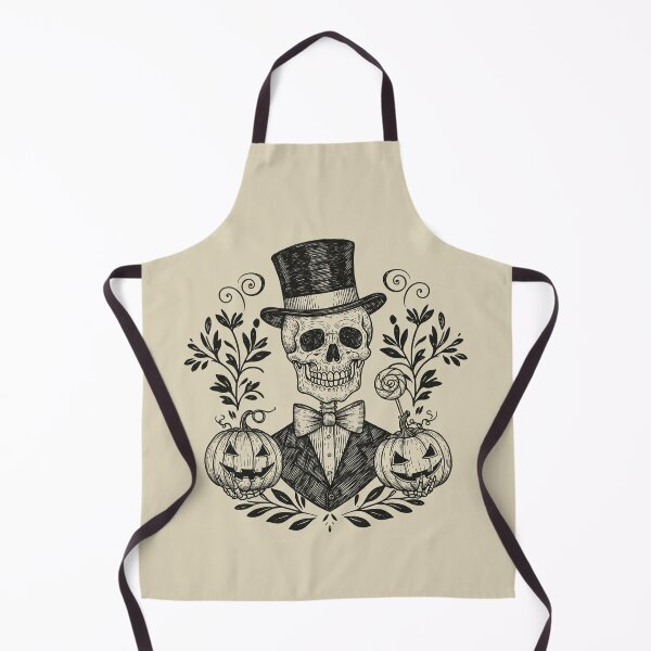 Item preview, "Vintage Halloween Skeleton Gentleman – Gothic Retro Spooky Art" designed and sold by Pasteltone.