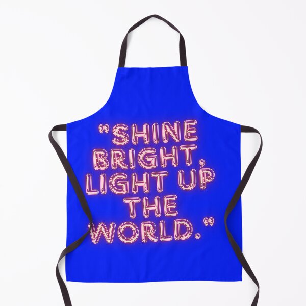 Item preview, Shine Bright Light Up The World Quote designed and sold by Happyfreedom.