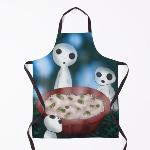 Artikelvorschau, Kodama und Okayu von Prinzessin Mononoke entworfen und verkauft von SundropsDesigns.
