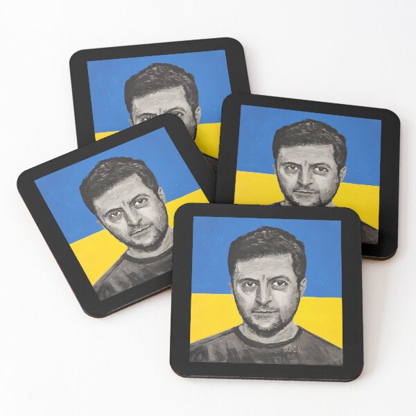 Item preview, Zelenskyy Portrait In Acrylic  	 designed and sold by kwvmfjbmec46.