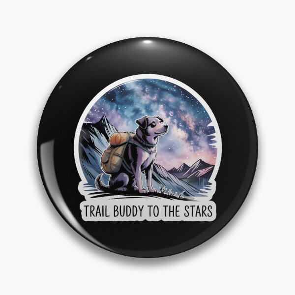 Item preview, Hiking Adventure Dog Farewell Trail Buddy to the Stars designed and sold by Blok45.
