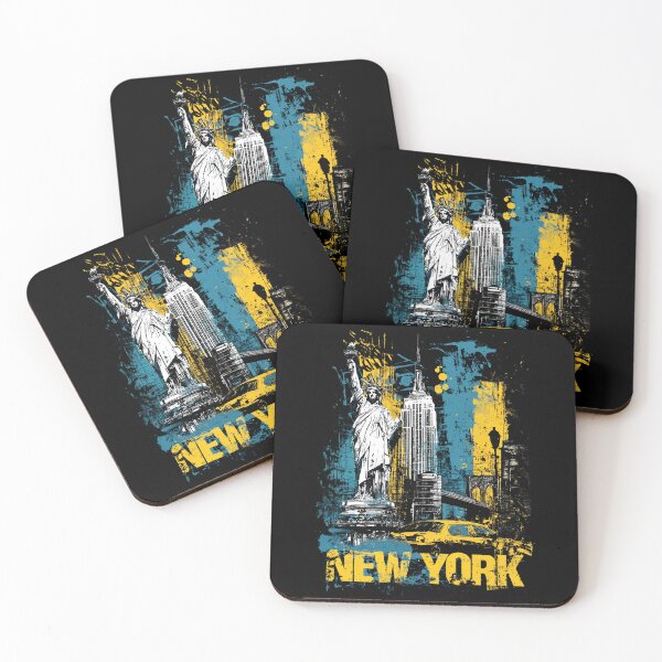 Item preview, New York – Statue of Liberty & Taxi Urban Design designed and sold by Meiersbeste.