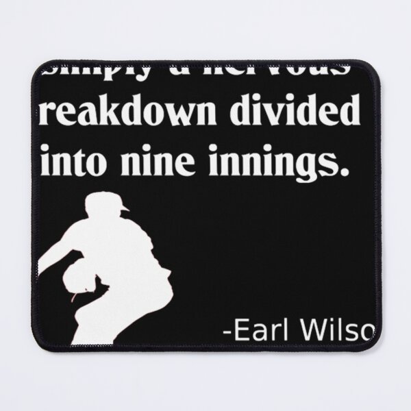 Item preview, A Baseball Game Is Like A Nervous Breakdown designed and sold by LisaOconnorFG.