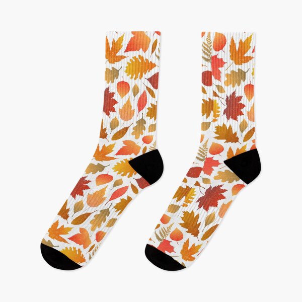 Item preview, Falling for Autumn – Cozy Leaf Pattern designed and sold by Mozaic Clothes.