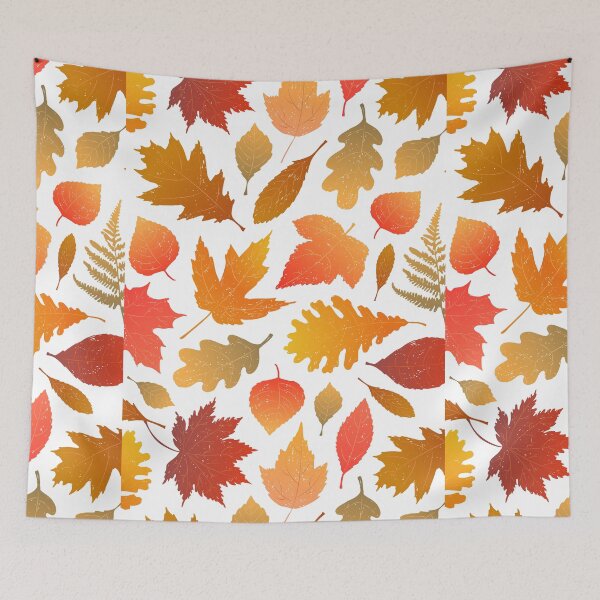Item preview, Falling for Autumn – Cozy Leaf Pattern designed and sold by Mozaic Clothes.