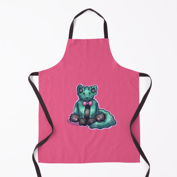 Item preview, Cute Chibi Emerald Green Cat With Pink Bowtie designed and sold by AHumanArtMachine.