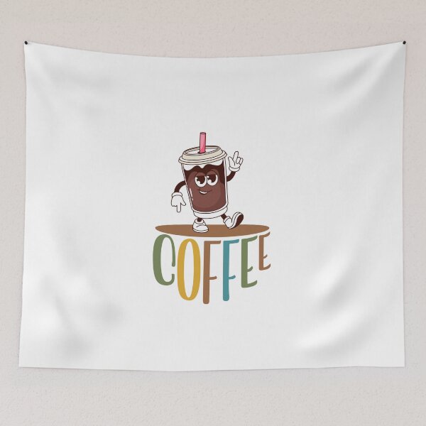 Item preview, Colorful Coffee Vibes - Animated Coffee Fun designed and sold by -INKECHO-.