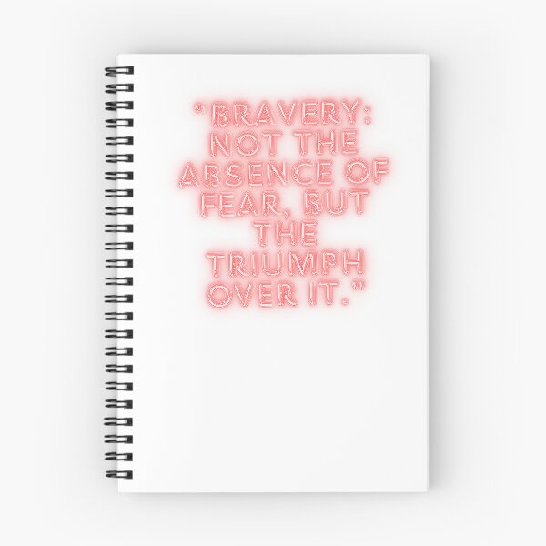 Item preview,  Bravery Quote Overcoming Fear Typography designed and sold by Happyfreedom.